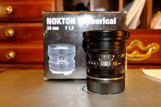 Voigtlander Nokton 50mm F/1.  5 Vintage Line Aspherical Vm (for Leica M) Black