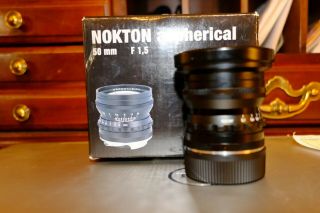 Voigtlander NOKTON 50mm F/1.  5 Vintage Line Aspherical VM (for Leica M) Black 2