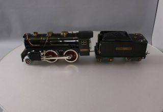 Lionel 384 Vintage Standard Gauge 2 - 4 - 0 Steam Locomotive And Tender