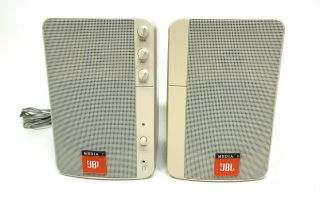 Vintage Jbl Media 3,  2 Way 4 Powered Multimedia Speaker System -