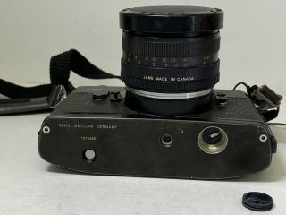 Vintage Leitz Wetzlar Leicaflex SL Camera w/ Summicron - R 1:2/50 Lens Germany 6