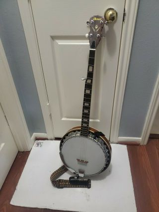 Vintage 5 String Penco Banjo Made In Japan