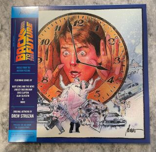 Back To The Future 35th Anniversary Tri - Colored Vinyl Lp Drew Struzan Mondo