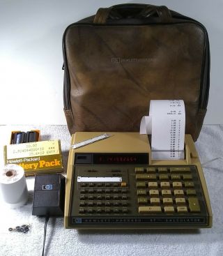 Vintage Hewlett - Packard Hp 97 Programmable Calculator Card Reader & Printer Work