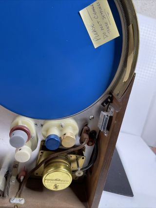 Vintage Edmund Scientific Dr.  Athelstan Spilhaus Space Clock Model 1202 runs 4