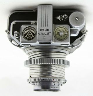 Kodak Medalist II,  vintage USA,  analog rangefinder camera,  6x9 on 620 film 2
