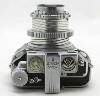 Kodak Medalist II,  vintage USA,  analog rangefinder camera,  6x9 on 620 film 3