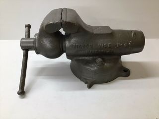 Vintage Wilton No.  3 Bullet Vise With Swivel Base,  Chicago,  Early 1940’s