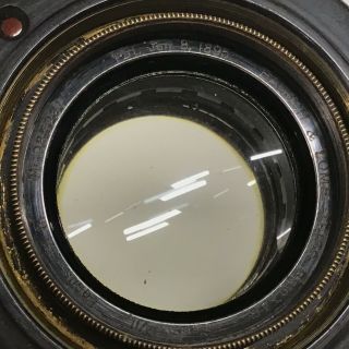 Vintage BAUSCH & LOMB ZEISS PROTAR Series VII 13 3/4 Brass Lens - [TK] 3
