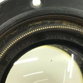 Vintage BAUSCH & LOMB ZEISS PROTAR Series VII 13 3/4 Brass Lens - [TK] 5
