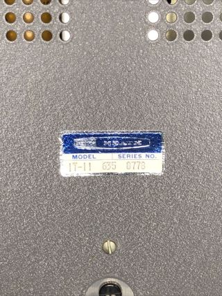 Vintage Heathkit IT - 11 Capacitor/Resistor Checker Tester,  Not 5