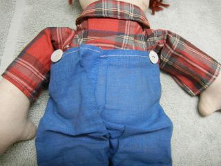 Antique Volland RAGGEDY ANDY DOLL,  Intact,  C.  1920 6