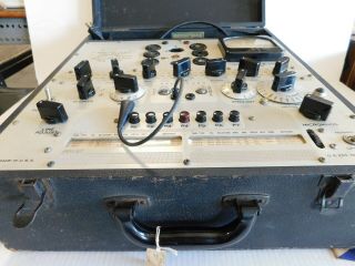 Vintage Hickok 533 Tube Tester And Extra Toloerence Scroll