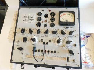 Vintage Hickok 533 Tube Tester and Extra Toloerence Scroll 3