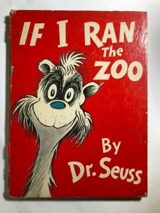 If I Ran The Zoo By Dr.  Seuss Random House Vintage 1950 Copyright
