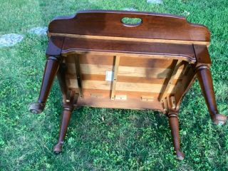 Vintage Cherry Butlers Top Coffee Table Campaign Hooker Furniture Company 4