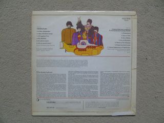 The Beatles Yellow Submarine UK Apple LP Red Lines Cover 2nd Press 192 2