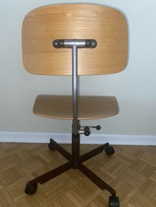 Vintage KEVI Jorgen Rasmussen Danish Modern Swivel Desk Office Chair 4