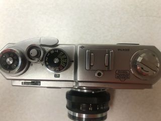 VINTAGE Nikon S4 RF rangefinder camera 5cm f:2 chrome lens.  6504746 2