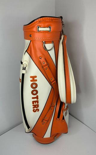 Vintage Ron Miller Hooters Golf Bag With Matching Rain Cover Rare