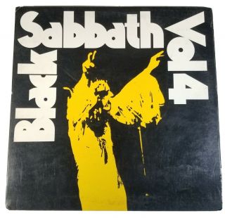 Black Sabbath Vol.  4 1972 Vinyl Lp Warner Bros Bs 2602 1st Us
