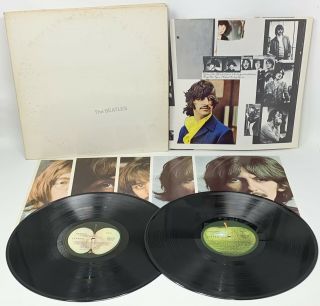 The Beatles White Album Apple Records Swbo 101 - 12 " Lp Vinyl Album