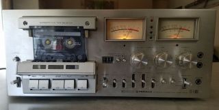 Vintage Pioneer Stereo Cassette Tape Deck Model Ct - F1000 2021 Serviced.