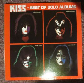 Kiss ‎– " Best Of Solo Albums " German Import Lp Casablanca ‎– 6302 060 Nm -
