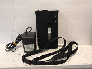 Vintage Sony Walkman Wm - D6c Case Strap Adapter & Box
