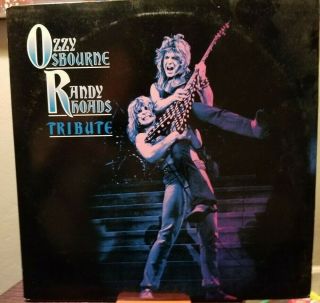 Ozzy Osbourne Randy Rhoads Tribute 2 X Lp Press 1987 Black Sabbath Vg,