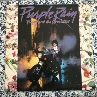 Prince - Purple Rain - W/ Poster - 1984 Vinyl Lp - 25110 - 1