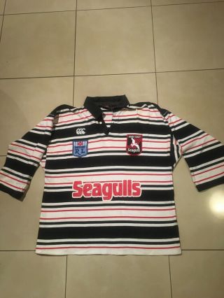 Gold Coast Seagulls Vintage Rugby League Jersey Qrl Crl Crushers Chargers Nswrl