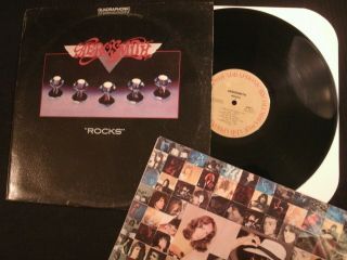 Aerosmith - Rocks - 1976 Quad Vinyl 12  Lp.  / Vg,  / Joe Perry / Hard Rock Aor