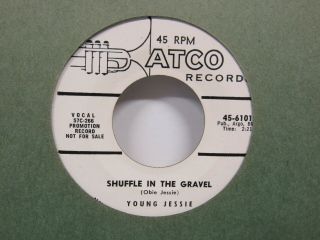 Young Jessie - Shuffle In The Gravel/make Believe - Promo - R&b - 7 " 45rpm