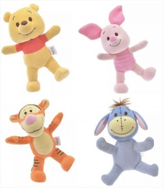 Disney Store Japan Nuimos Plush Winnie The Pooh Piglet Tigger Eeyore Set Of 4