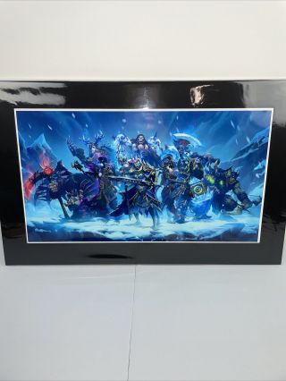 Blizzcon 2018 Hearthstone Days Of The Frozen Throne Limited Art Print 313/350