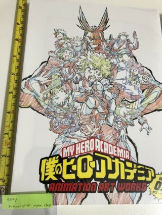 My Hero Academia Animation Art book vol 1 & 2 set ep 1 to 25 boku no anime 3