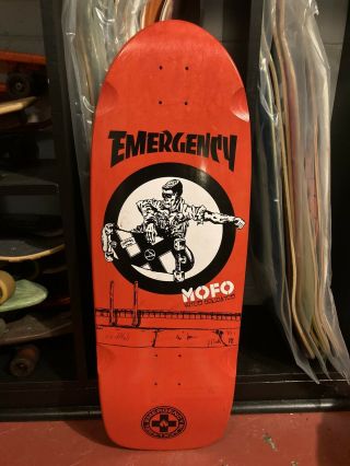 Vintage Black Label Emergency Skateboard Pig Deck Mofo Thrasher Skate Rock