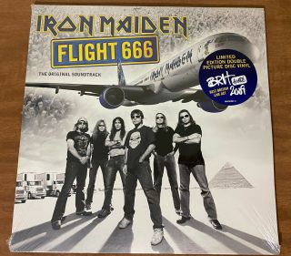 Iron Maiden Flight 666 Limited Edition Double Picture Disc Vinyl,