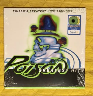 Poison - Greatest Hits 2 LP Set Limited Green & Yellow Vinyl - Int’l Ship 2