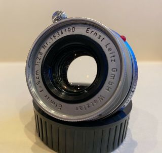 Leica Leitz Elmar 50mm F2.  8 Vintage M Mount Collapsable Lens Shipped from USA 4