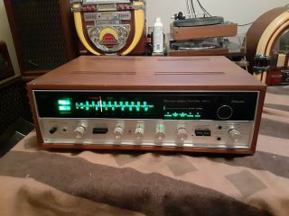 Vintage Sansui 5000a Am/fm Stereo Reciever Wood Case Led Light Upgrade