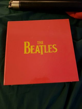 The Beatles Limited Edition 7 " Singles Box Set W/ Poster 4 Singles & Pic Sleeves