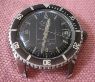 Sicura Submariner 23 Jewels 200 Meters Vacuum Tritium Vintage Diver Watch