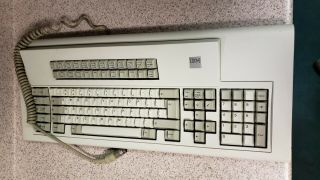 Vintage Ibm Model F Clicky Key Mechanical Keyboard 6110345 1985