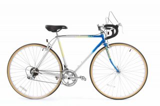 Vintage Schwinn World Sport 54cm Lugged Steel Road Bike Shimano Blue