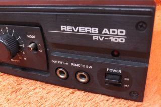 Vintage Roland RV - 100 Spring Reverb Guitar Pedal Rack Unit U191 180729 5