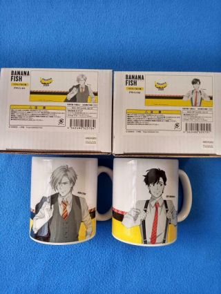 Banana Fish Ash & Eiji Mug Cup Set Of 2 Aniplex From Japan