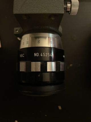 Vintage Sankor Anamorphic 16C Scope Projection Lens Clamp Box No.  45254 [CLEAN,  ] 6