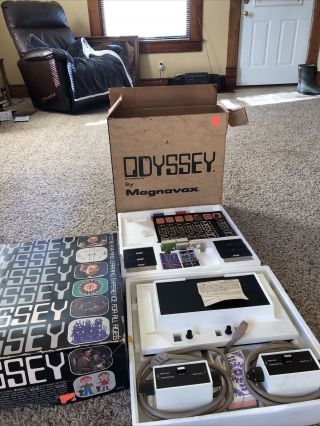 Vintage Magnavox Odyssey Video Game System Itl200 & Box